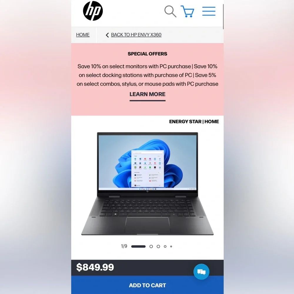 Hp envy, 16gb ram ,Ryzen 5, Radeon gfx